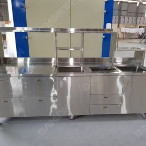 gia công tủ bếp inox - thiết bị bếp inox công nghiệp