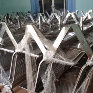 gia công ghế inox phòng chờ bệnh viện