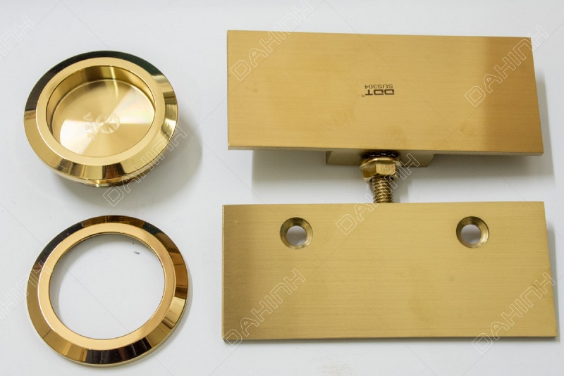 Mạ pvd inox phụ kiện khóa cửa