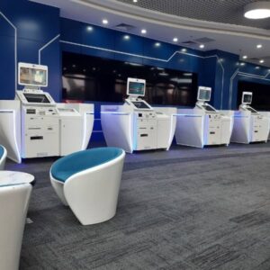 Gia công quầy atm thép sơn tĩnh điện
