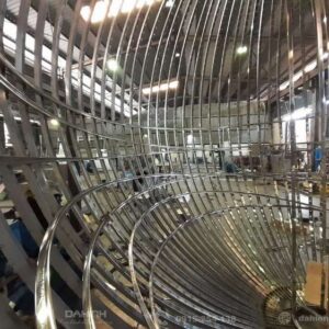 Gia công quả cầu inox kích thước lớn