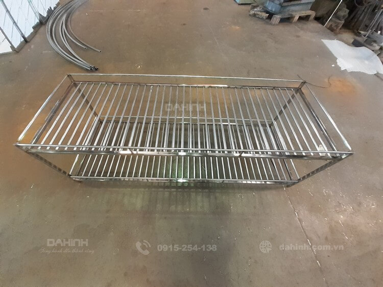 Giá kệ inox 2 tầng