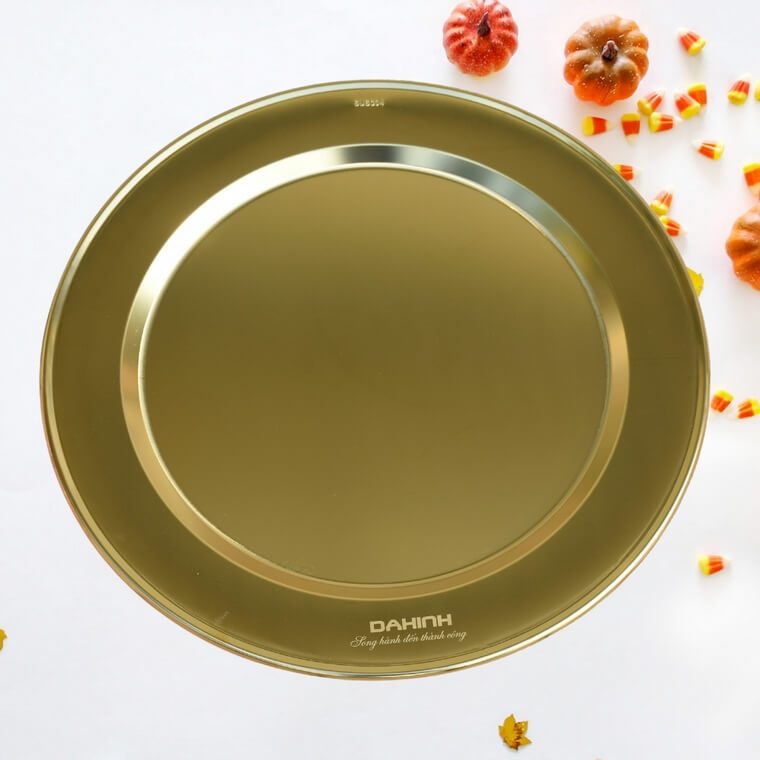 Mâm inox vàng mạ pvd