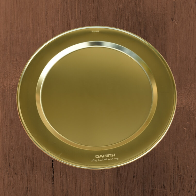 Mâm inox vàng mạ pvd
