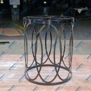 chân bàn trà inox mạ pvd màu đen