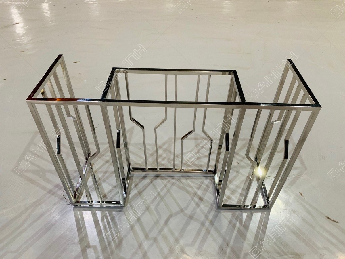 chân bàn inox mạ vàng chân bàn inox mạ vàng